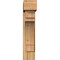 Ekena Millwork Merced Block Rough Sawn Bracket w/ Offset Brace, Western Red Cedar, 8"W x 26"D x 38"H BKT0806X26X38MRC05RWR - alternate 3
